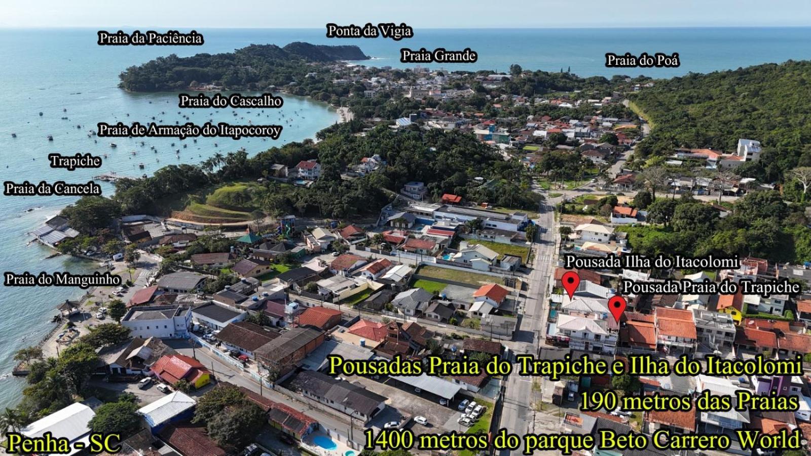 Pousada Praia Do Trapiche Penha  Exteriér fotografie